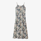 AS SS26 Luxe elegance slip satin dress + knitted top woman clothing set adjustable maxi floor length - Matrix-studios.com