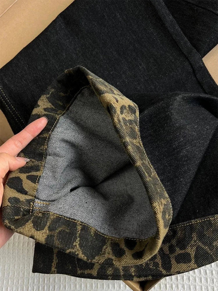 Streetwear Women Jeans New Bottoms 2025 Pantalon Femme High Waist Vintage Straight Y2k Wide Leg Pants Casual Chic Denim Trousers - Matrix-studios.com