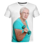 2025 Hot Sales New Creative Funny 3d Printing Cute T-shirt Grandma Funny Ice Lolly Casual Shirt Loose Oversize Top - Matrix Studios