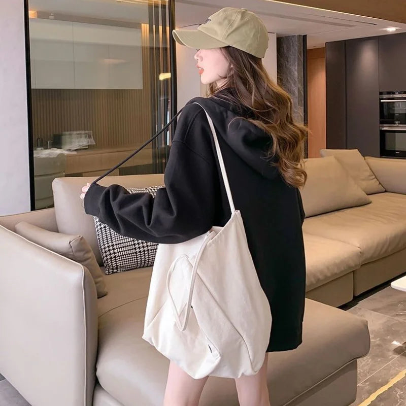 Women Embroidery Print Sporty Chic Hoodies Casual Zip Up Long Sleeve Loose Jacket Coats Harajuku Hooded Sweatshirts Streetwear - Matrix Studios