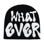 Y2K Letter Butter Knit Hats Skullies Beanies Autumn Winter Warm Hat Men Women Hip Hop Quality Skiing Cap Cycling Windproof New