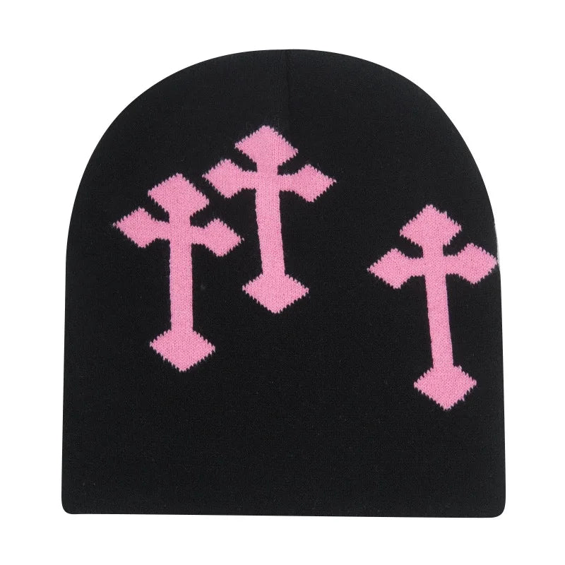 New Autumu Winter Keep Warm Knit Hat Women Men Skiing Beanies Outdoor Cold Hat Cycling Skullcap Fashion Letter Y2K Hiphop Beanie