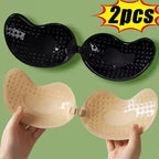 Invisible Push Up Bras Women Backless Strapless Bra Nipple Cover Front Closure Bralette Underwear Silicone Self-Adhesive Bra Pad - Matrix Studios