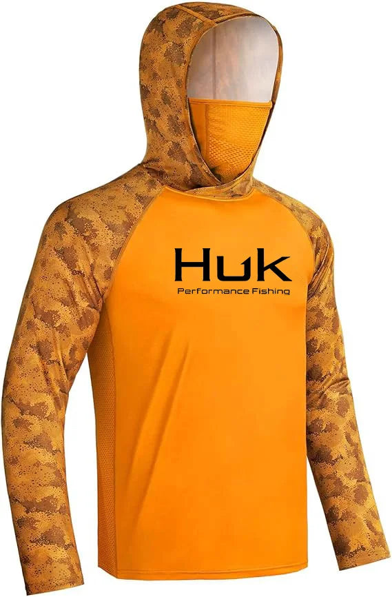 Fishing shirt Hooded sweatshirt for Fishing UV hoodie clothing Camiseta De Pesca men's clothing hooded top black white yellow - Matrix Studios