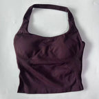 1-2pcs Gym Set Women Backless Tank Tops High Waist Scrunch Seamless Shorts High Waist Yoga Leggings Workout Sets Gym Suit - Matrix-studios.com