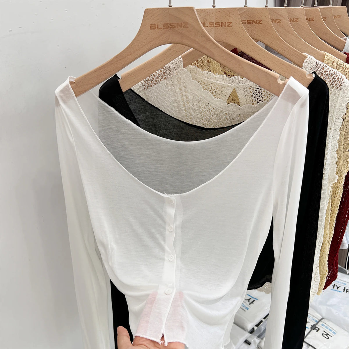 White Ice Silk Thin Waist Slimming Women Cardigan Sun Protection Clothing 2026 Summer Cardigan Long Sleeve Short Top - Matrix Studios