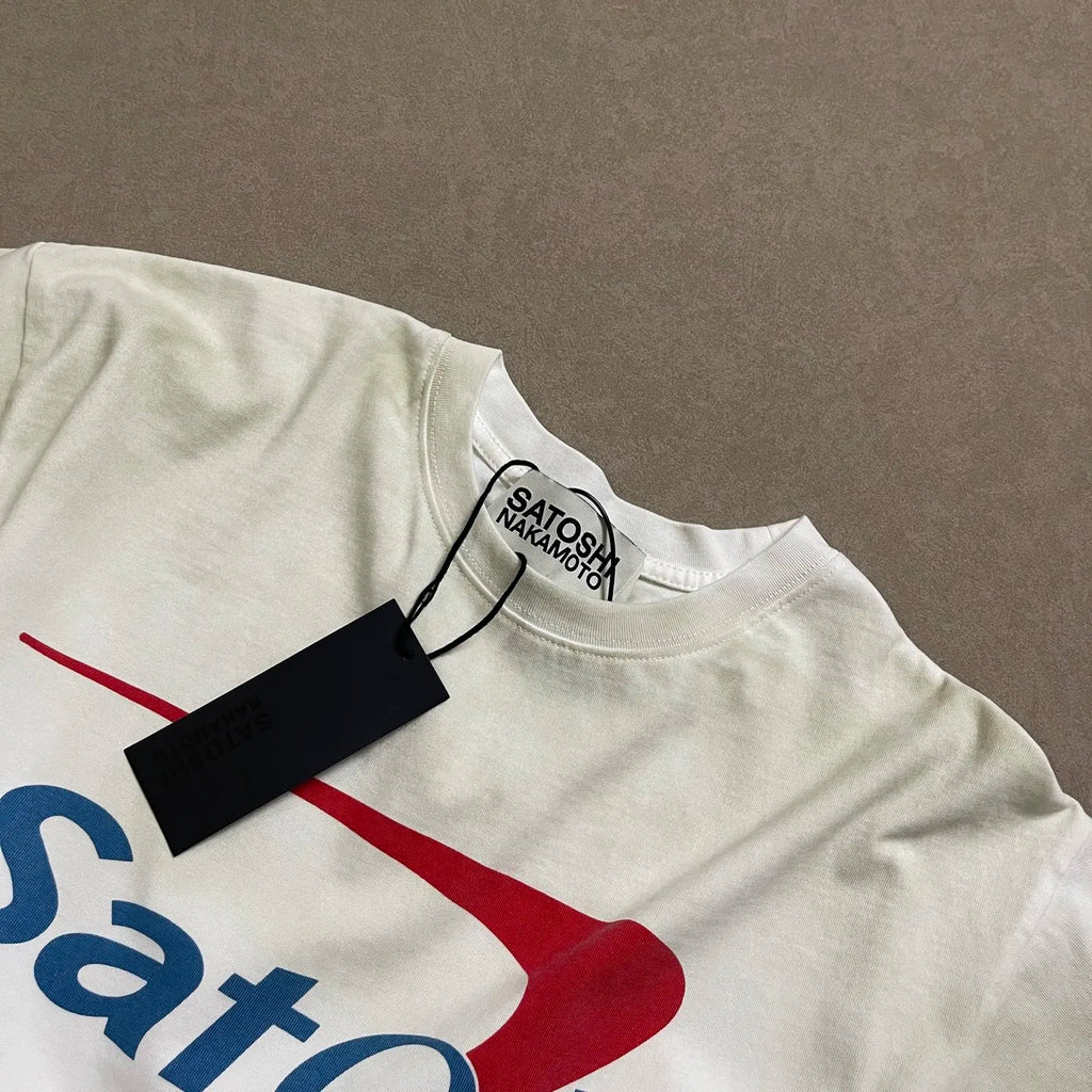 Tie-dyed Satoshi Nakamoto WHITE WashedLook T Shirt Men Women Best Quality Tee Tops T-Shirt - Matrix-studios.com