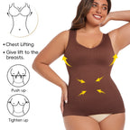 MISSMOLY Women V-neck Shapewear Camisole Tummy Control Body Shaper Slimming Underwear Compression Corset Bustier Tank Tops S-3XL - Matrix-studios.com