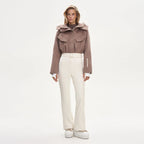 Warm Women's Winter Ski Jumpsuit With Hood Belt Stand Collar One Piece Ski Suits 2026 Autumn Lady Street Fashion Romper New - Matrix Studios