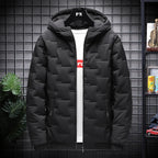 Fashion Winter Men's Padded Hooded Parkas Warm Clothes Trendy Down Cotton Puffer Jacket Loose Coats Thickened Warm Bread Jackets - Matrix Studios