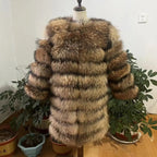 NEW style  4in1 real fur coats Women Natural Real Fur Jackets Vest Winter Outerwear Women fox fur coat high quality fur Clothes - Matrix Studios