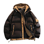2025 Autumn/Winter thicken Parka Coat men New style Fashion Casual Loose style Comfortable down jacket Thick Warm coat for man - Matrix Studios