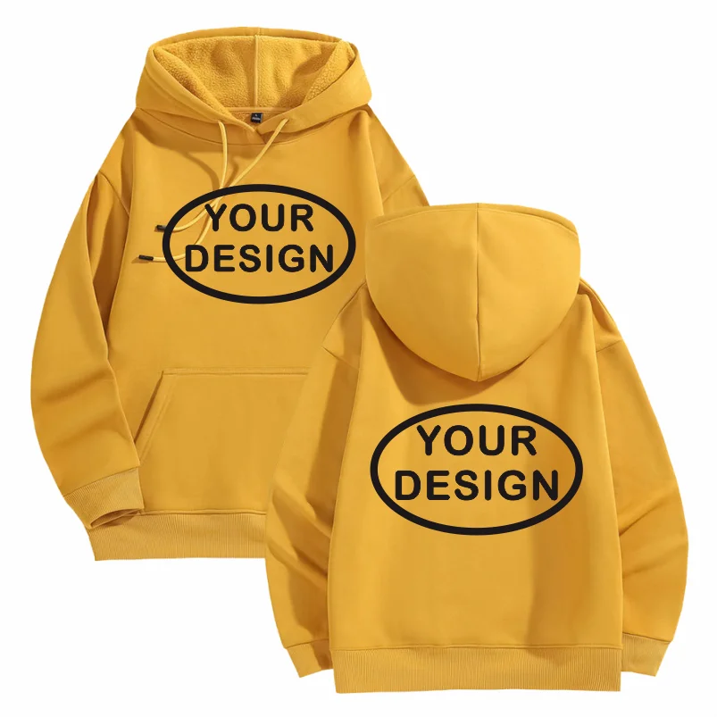 Customized Printed Men's And Women's Hoodies Loose Casual Fashion Long Sleeved Pullovers Embroidered LOGO Street Sports Shirts - Matrix Studios