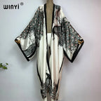 Europe WINYI new tunic bikini sweet lady pink boho Cardigan stitch Cocktail sexcy Boho Maxi Holiday Batwing Sleeve KIMONO mujer - Matrix Studios