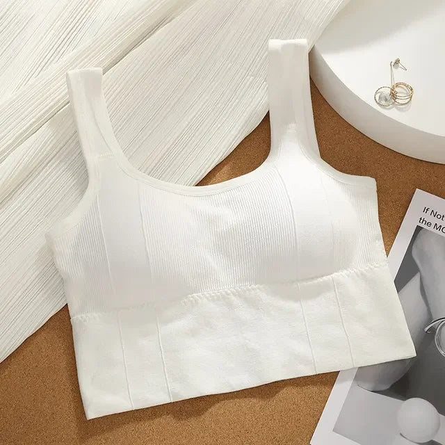 Breathable Sports Bra Anti-Sweat Fitness Top Women Seamless Yoga Bra Shockproof Crop Top Push Up Sport Bra Gym Workout Top - Matrix Studios