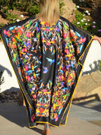 Beach Dresses Bird Bohemian Kaftans for Women 2025 New Loose Bikini Cover Ups Maxi Robe Elegant Bathing Suits - Matrix Studios