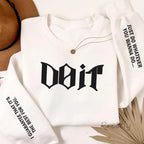 Do It Crewneck Sweatshirt Women Men Pink Kpop Fan Merch SKZ Sweatshirts Pullover Long Sleeve Hoodies Streewear Woman Clothing - Matrix Studios