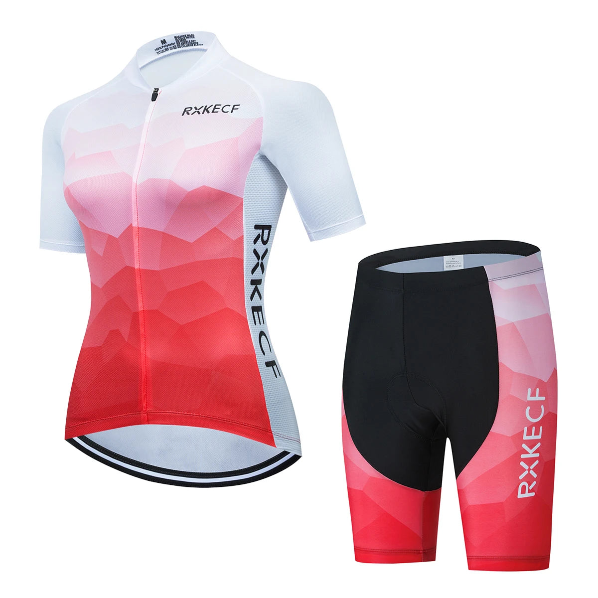 RXKECF Pro 2023 Woman Short Sleeve Cycling Jersey Set Sports Outfit Bike Clothing Kit Mtb Maillot Cyclist Bicycle Clothes - Matrix-studios.com