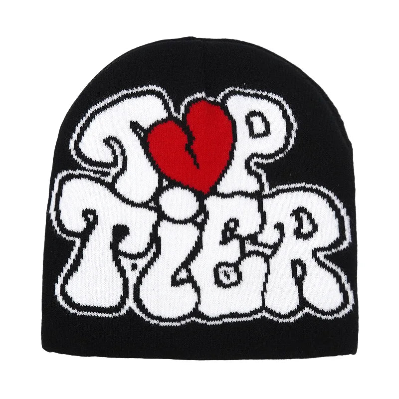 New Autumu Winter Keep Warm Knit Hat Women Men Skiing Beanies Outdoor Cold Hat Cycling Skullcap Fashion Letter Y2K Hiphop Beanie
