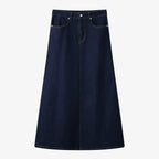 AS SS26  stretch denim skirt fashion lady wear elastic fabric ( waist expands about 2-3cm) - Matrix-studios.com