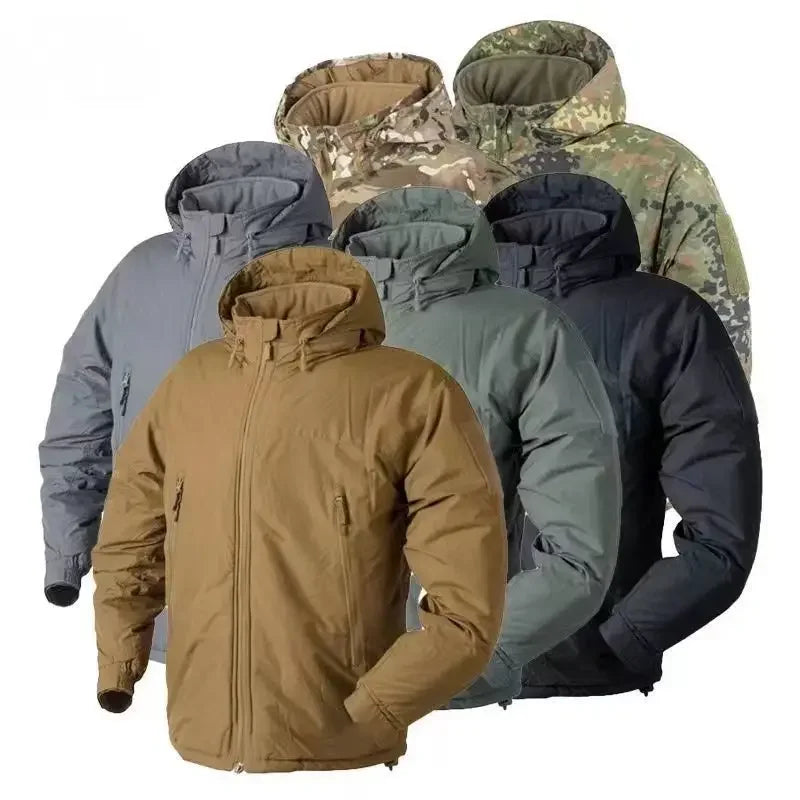 L7 Winter Warm Waterproof Jacket Parkas Men Windbreaks Tactical Hunting Camping Hiking Down Jacket Polar Region Coat - Matrix Studios