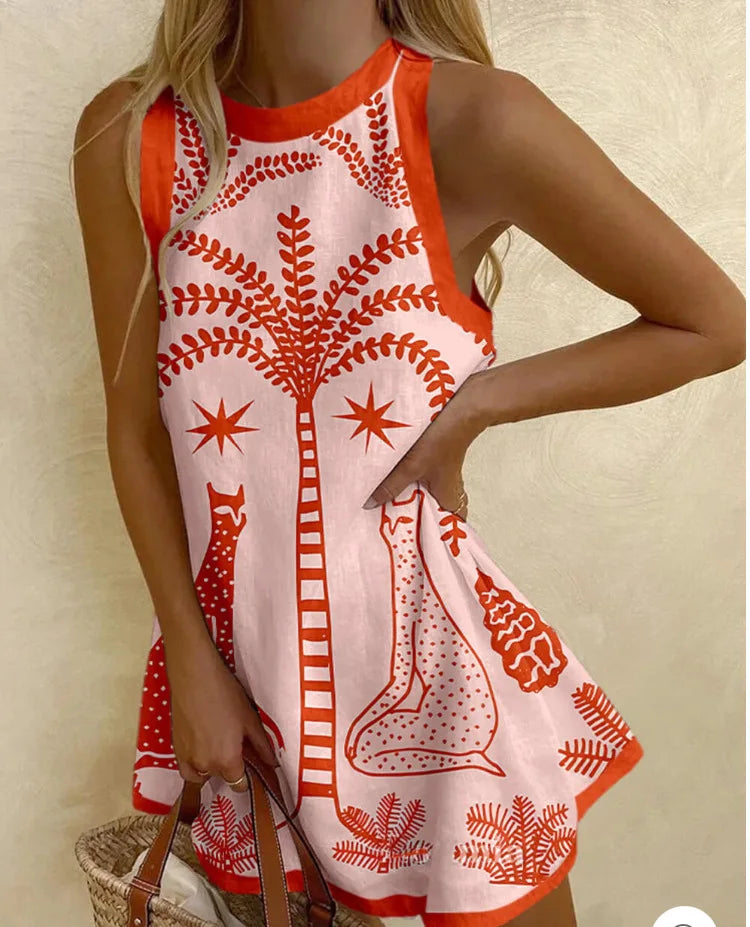 Beach Swimming Suit Dress Woman 2026 Short Cover Up Bikini Tunic Playa Ocean Casual Shirt Sleeveless Clothes Multiple Colors Sea - Matrix Studios