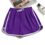 1pcs Summer Women Casual Solid Shorts Girl Gym Workout Shorts Pants Ladies Mid Waisted Yoga Short Student  Loose Shorts S-3XL - Matrix Studios