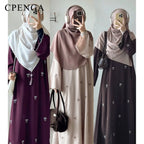 Luxury Dubai Butterfly Embroidery Abaya Muslim Women Modest Dress Islamic Femme Vacation Outfit 2025 Fashion Turkey Kaftan Robe - Matrix-studios.com