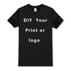 EU Size 100% Cotton Custom T Shirt Make Your Design Logo Text Men Women Print Original Design Gifts Tshirt - Matrix Studios