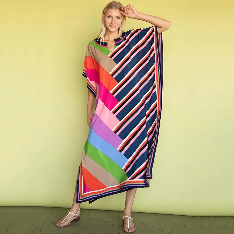Beach Outfits for Women Cover-ups Swimsuit Bathing Suit Maxi Dress Summer Clothe Plus Size Swimwears - Matrix Studios