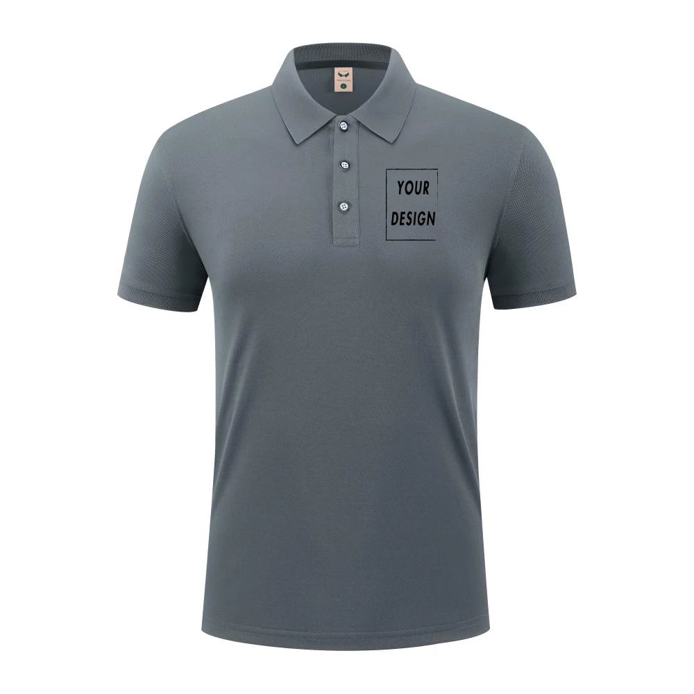 2025 Summer Causal Polo Shirt Custom Logo Printed Text Picture Brand Embroidery Personal Design Breathable Men And WomenTops - Matrix-studios.com