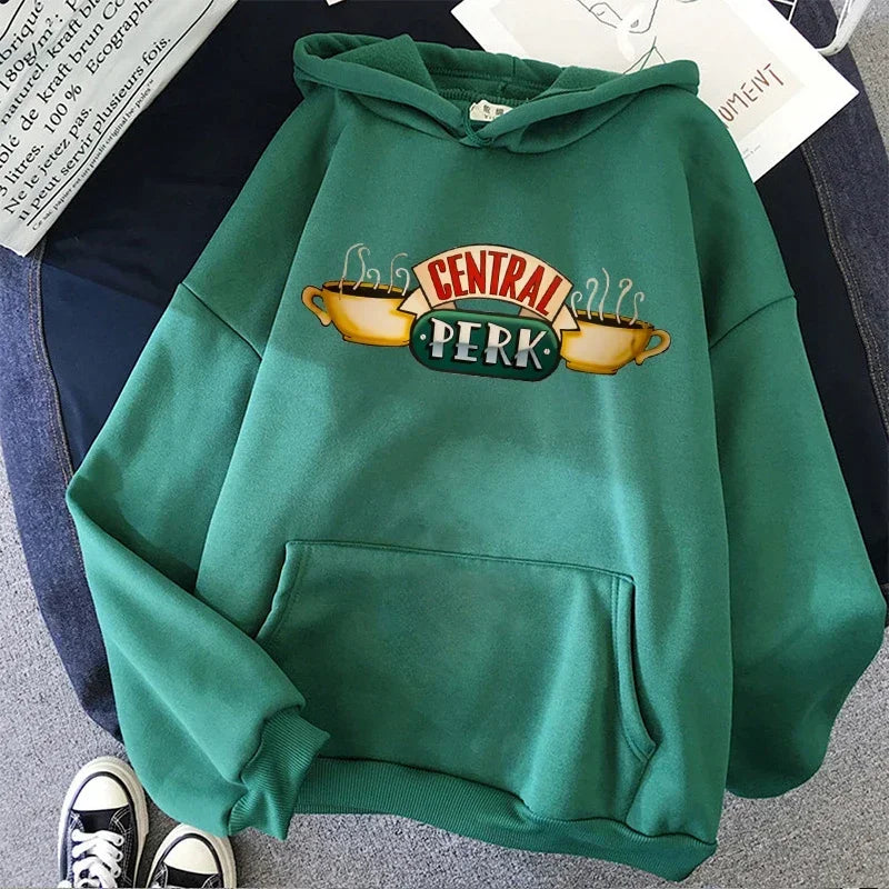 Friends TV Show Hoodies for Women, Funny Cartoon Friends Hoodies, Ullzang Graphic, Vintage Anime Sweatshirt, Female Hoody, 90s - Matrix Studios