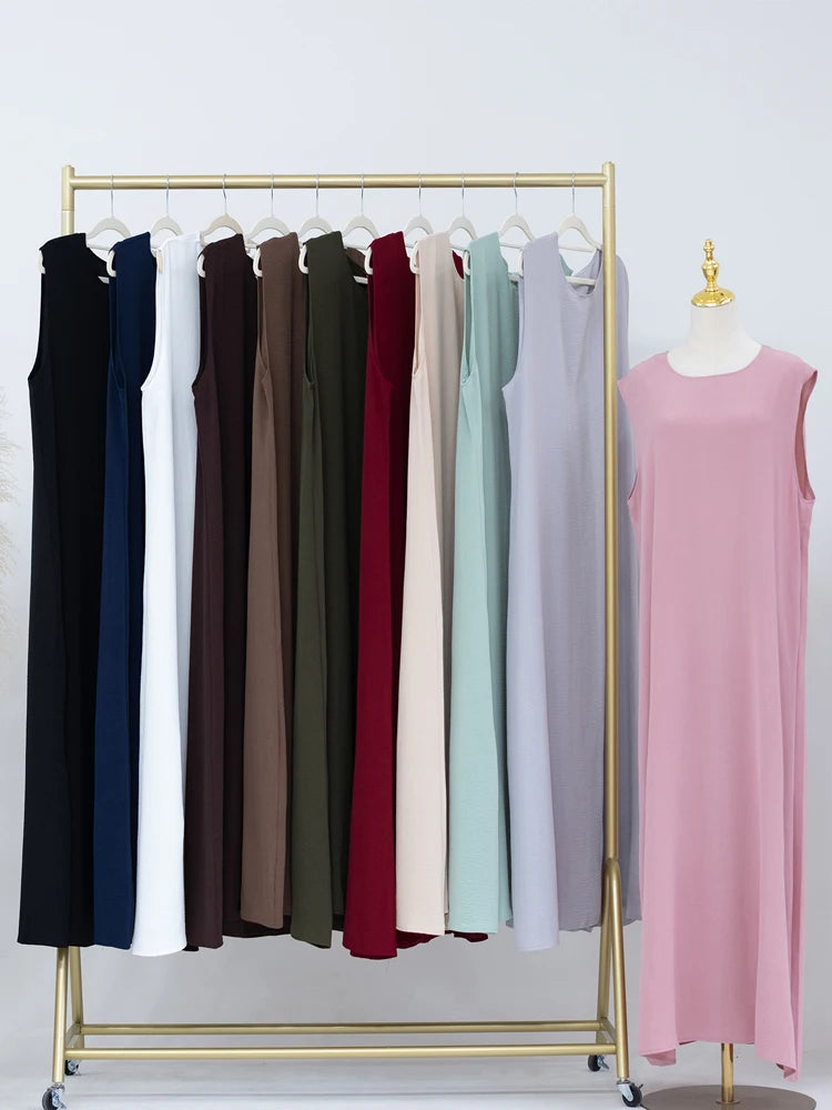 Ramadan Black White Dubai Prayer Clothes Women Turkey Islam Muslim Modest Jersey Under Abaya Dress Kebaya Robe Femme Musulmane - Matrix-studios.com