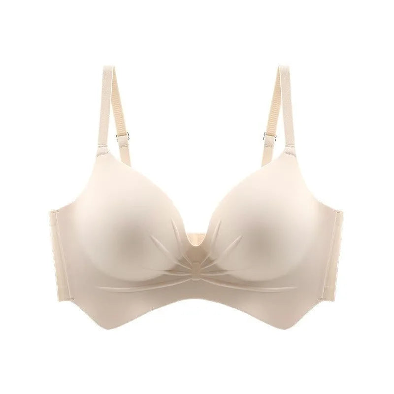 FallSweet Push Up Bra for Women Seamless Bras Comfortable Wireless Bralette 8cm Thick Chest Brassiere Sexy Lingerie 32-38AB - Matrix Studios