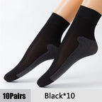 10Pairs Women Sock Soft Breathable High Quality Ultra-Thin Ankle Sock Comfortable Lightweight Transparent Fashionable Casual Sox - Matrix Studios