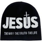 letters knitted hat fall and winter new outdoor travel windproof ear protection multifunctional headset cold cap men and