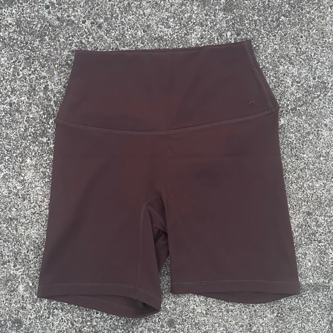 Solid Color Women Fitness Sports Short High Waist Yoga Short Leg Cycling Comprehensive Training Jog Squat Proof Internal Pocket - Matrix Studios
