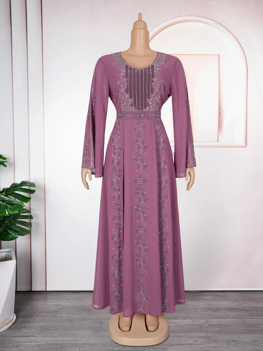 2025 Abayas For Women Dubai Luxury African Muslim Fashion Dress Caftan Marocain Evening Party Dresses Boubou Robe Djellaba Femme - Matrix-studios.com