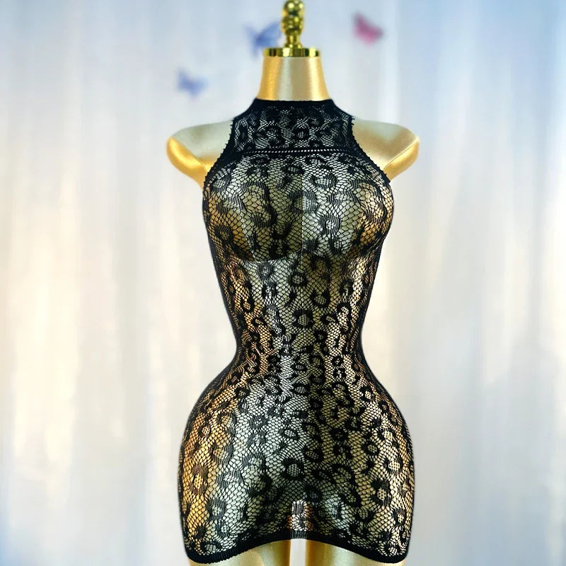 Sexy Hollow out Fishnet Cover up Dress for Women Summer Holiday Bikini Beachwear Breathable Mesh Swimwear - Matrix Studios