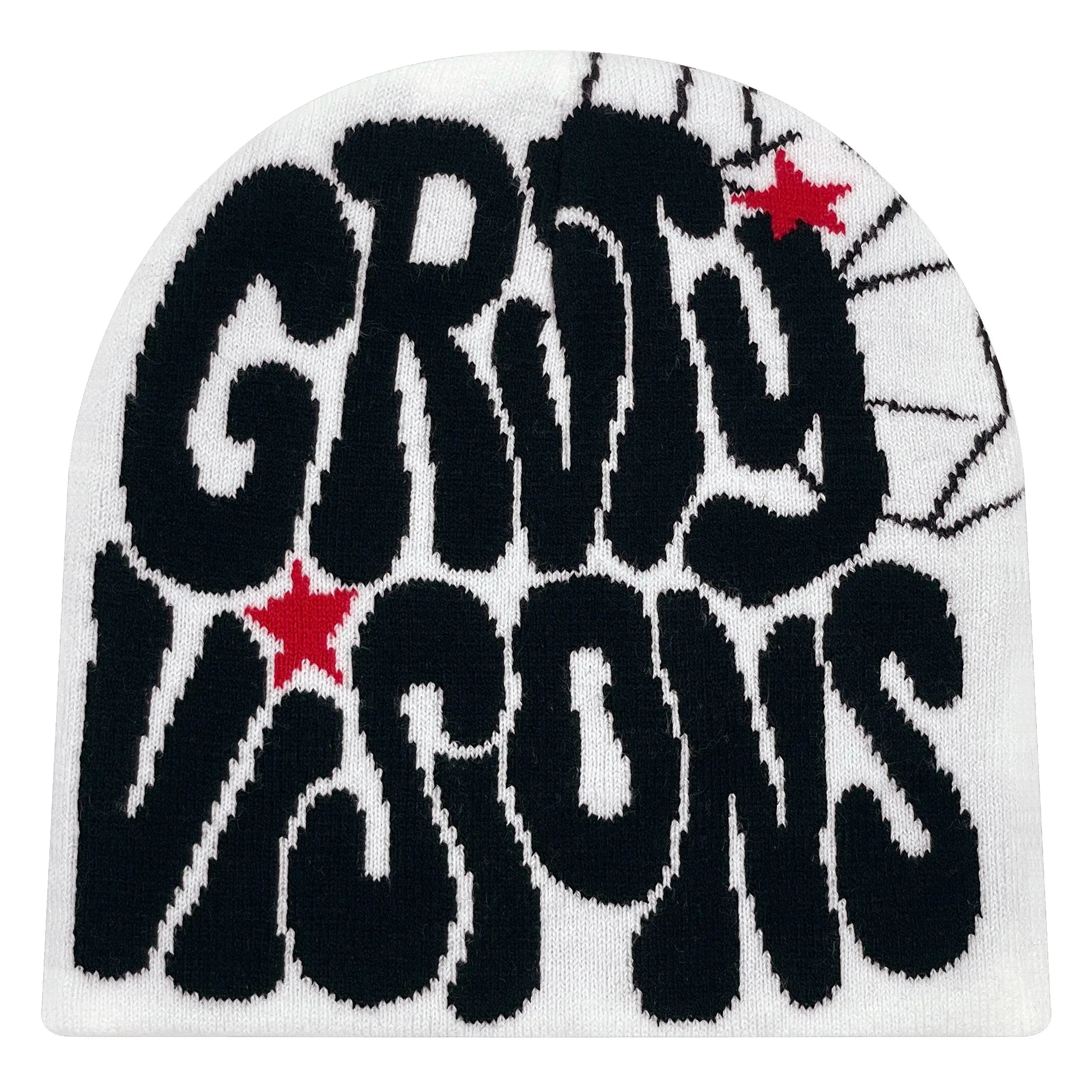 New  European and American popular acrylic material GR letter jacquard outdoor fashion knitted hat for men and women beanie hat
