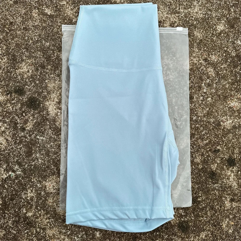 Solid Color High Waist Yoga Short Leg Cycling Women Fitness Sports Short Comprehensive Training Jog Squat Proof Internal Pocket - Matrix Studios