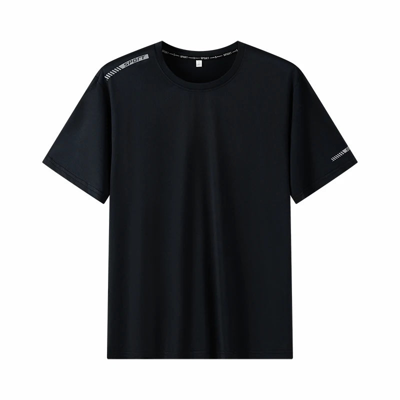 Plus Size T-shirt Men for 110-175kg Pack of 1/3 Breathable Quick Dry Tees Big Oversized Round Neck Short Sleeve Sport T-shirt - Matrix Studios