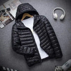 New Autumn And Winter Down Jacket Men's Fashion Hooded Super Light Warm Slim Coat Down Jacket Men's Coat - Matrix Studios