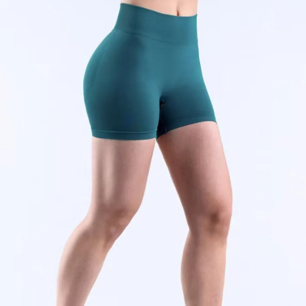DYF Impact Seamless Sports Shorts Women Booty Yoga Shorts Quick Drying Fitness Tights Solid Workout Scrunch Customizable Lable - Matrix Studios
