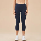 SOISOU Nylon Yoga Capri Pants Leggings Women's Pants Gym Sexy High Waist Tight Breathable Elastic Girl Sports Pants 13 Colors - Matrix-studios.com