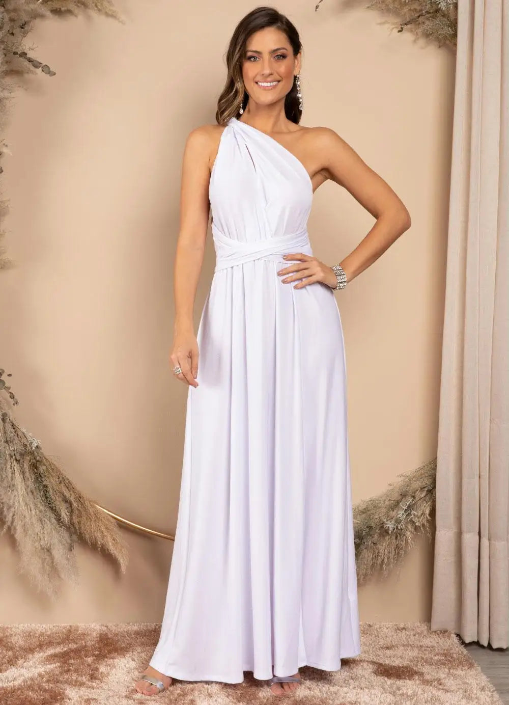 Fashion Multi-worn V-neck Vestidos De Fiesta Women Long Dress Sexy Strapped Lady Summer Maxi Dress - Matrix-studios.com