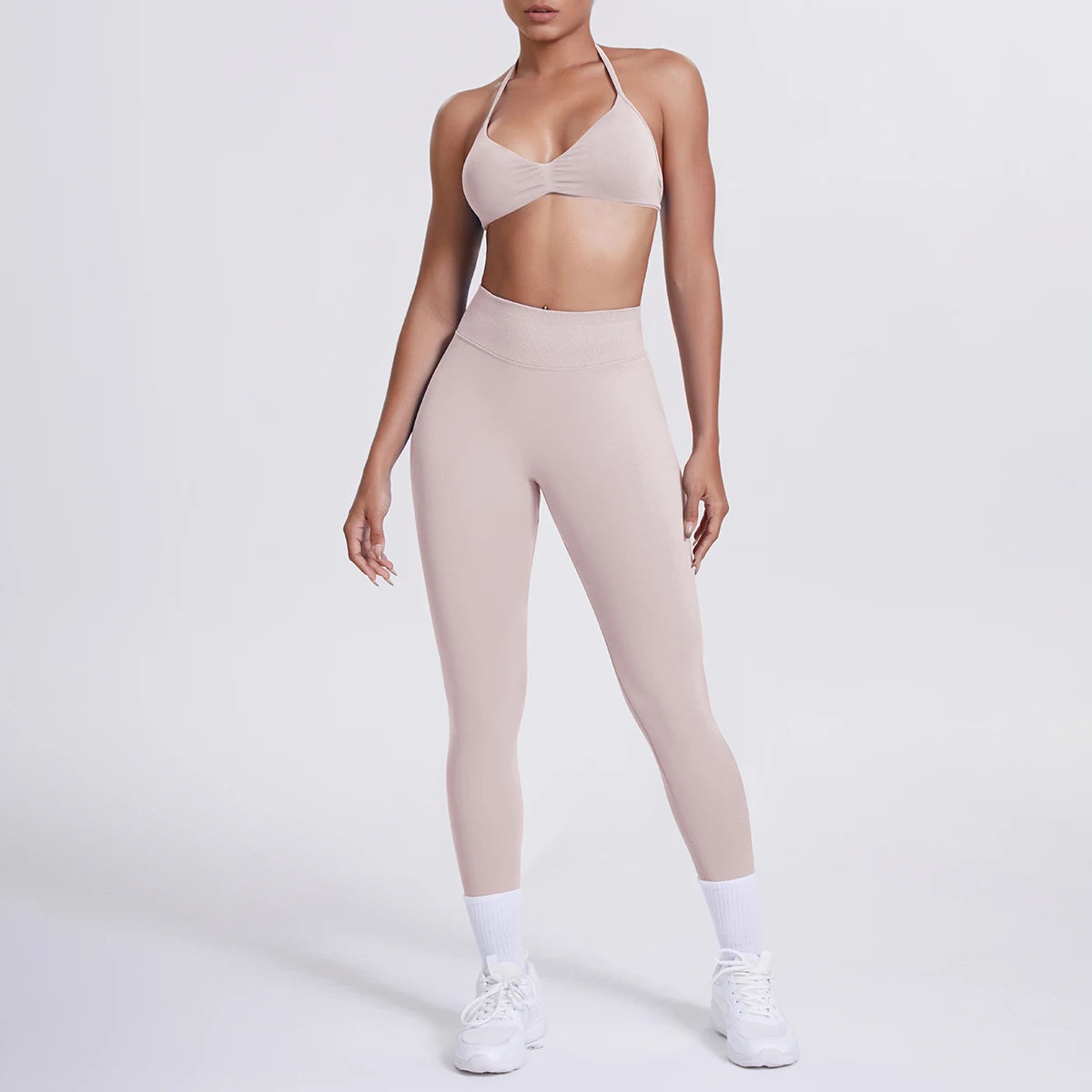 Women 2pcs Patchwork Sport Yoga Suit Training Sleeveless Sport Gym Tops Tummy Control Slimming Booty Leggings Yoga Suit Sports - Matrix-studios.com
