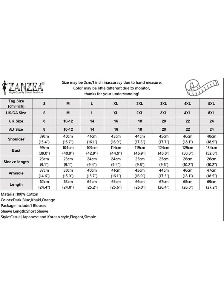 ZANZEA Women Patchwork Blouse 2024 Summer Short Sleeve Tunics Fashion Round Neck Shirts Casual Loose Holiday Cotton Linen Tops - Matrix-studios.com