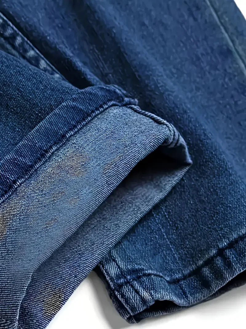 Men's Distressed Stretch Denim Jeans Street Style Ripped Detail Comfortable Versatile All Seasons Everyday Fashion - Matrix Studios