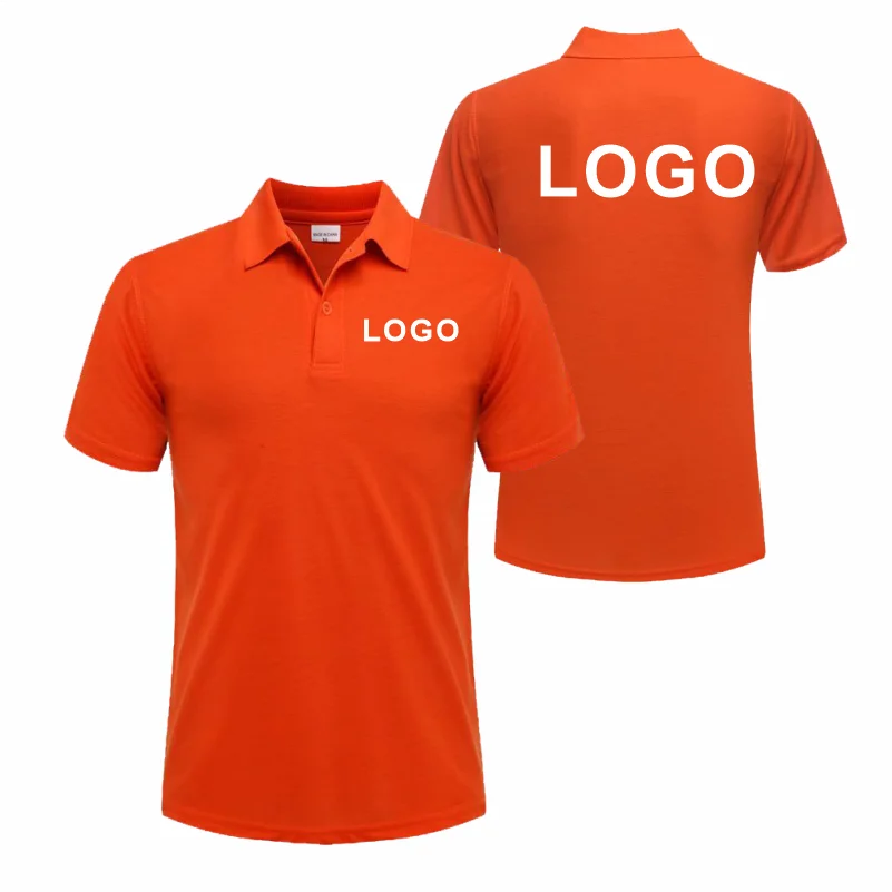 Customized Logo Breathable Polo Shirt Casual Company Group Clothing Lapel Short Sleeve Polo Shirts Work Clothes Print Embroidery - Matrix-studios.com